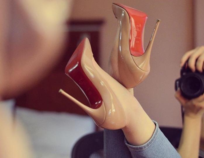 Sniffing High Heels