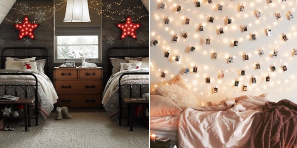 7 способов красиво украсить спальню на Рождество - интернет-магазин Инлавка.