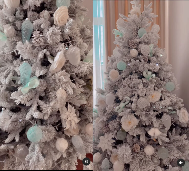 Жена Юдашкина нарядила новогоднюю елку