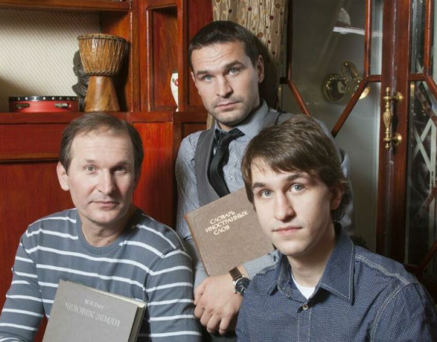 Добронравов федор с сыновьями фото биография