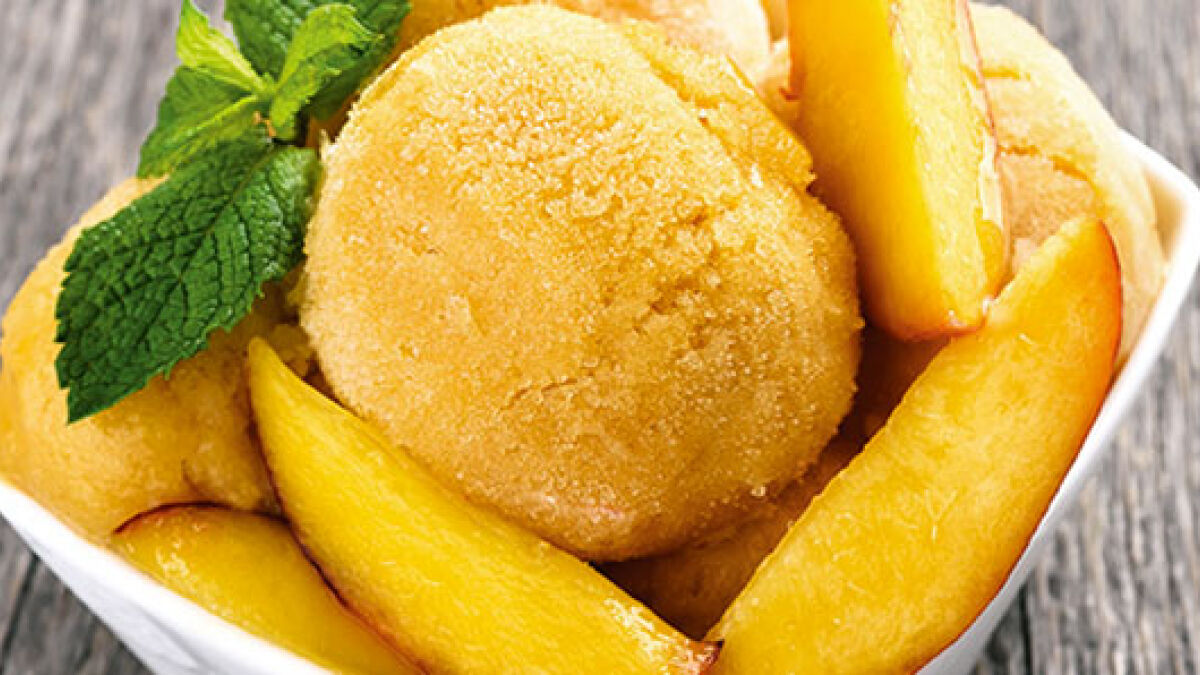 Персиковый сорбет — рецепт с фото пошагово