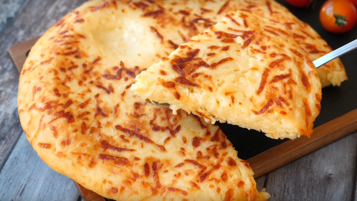 ленивый хачапури на сковороде рецепт с сыром без молока | Дзен