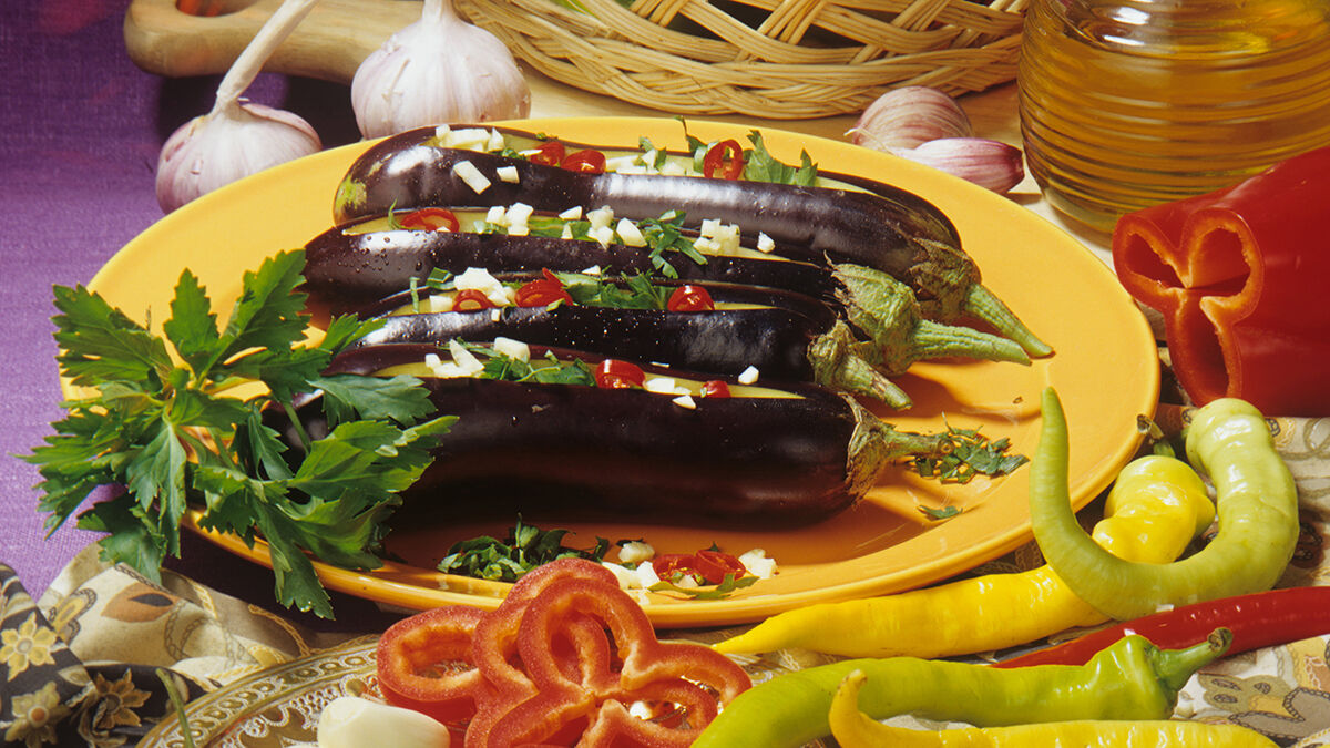 Острые баклажаны – пошаговый рецепт приготовления с фото