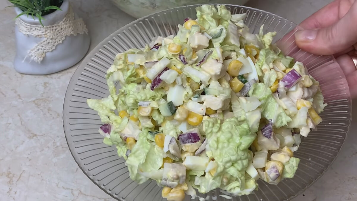 Салат из кукурузы с яйцами « Рецепты салатов