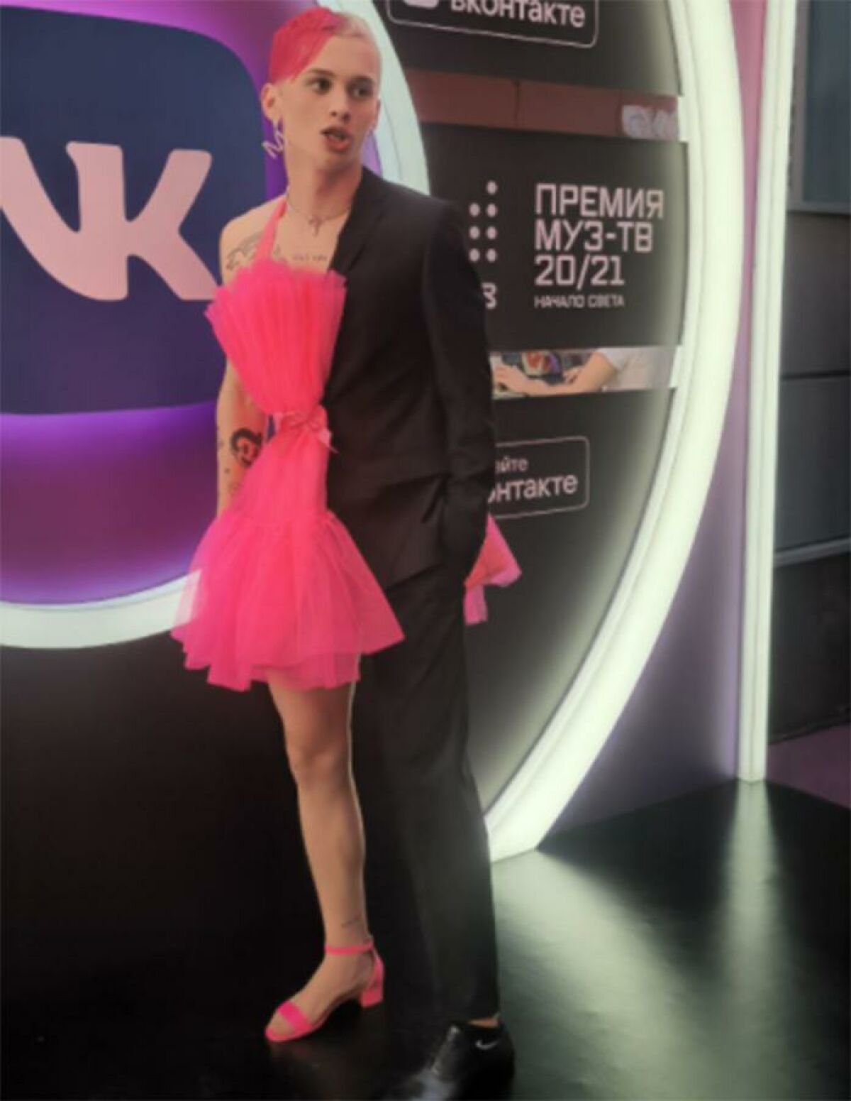 Даня Милохин на муз ТВ 2021